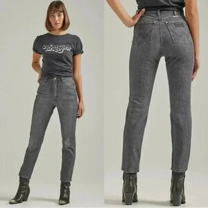 Wrangler Women's High Rise Jeans - Dark Gray